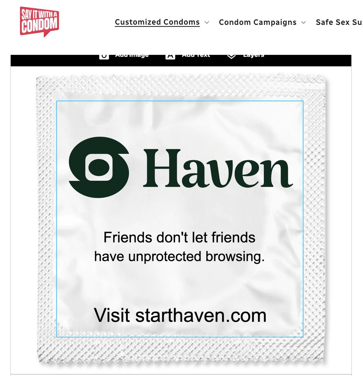 StartHaven's tweet photo. New Haven merch coming...

Like if you'd want one. 

Stay protected no matter WHAT! https://t.co/EsqIuveLII