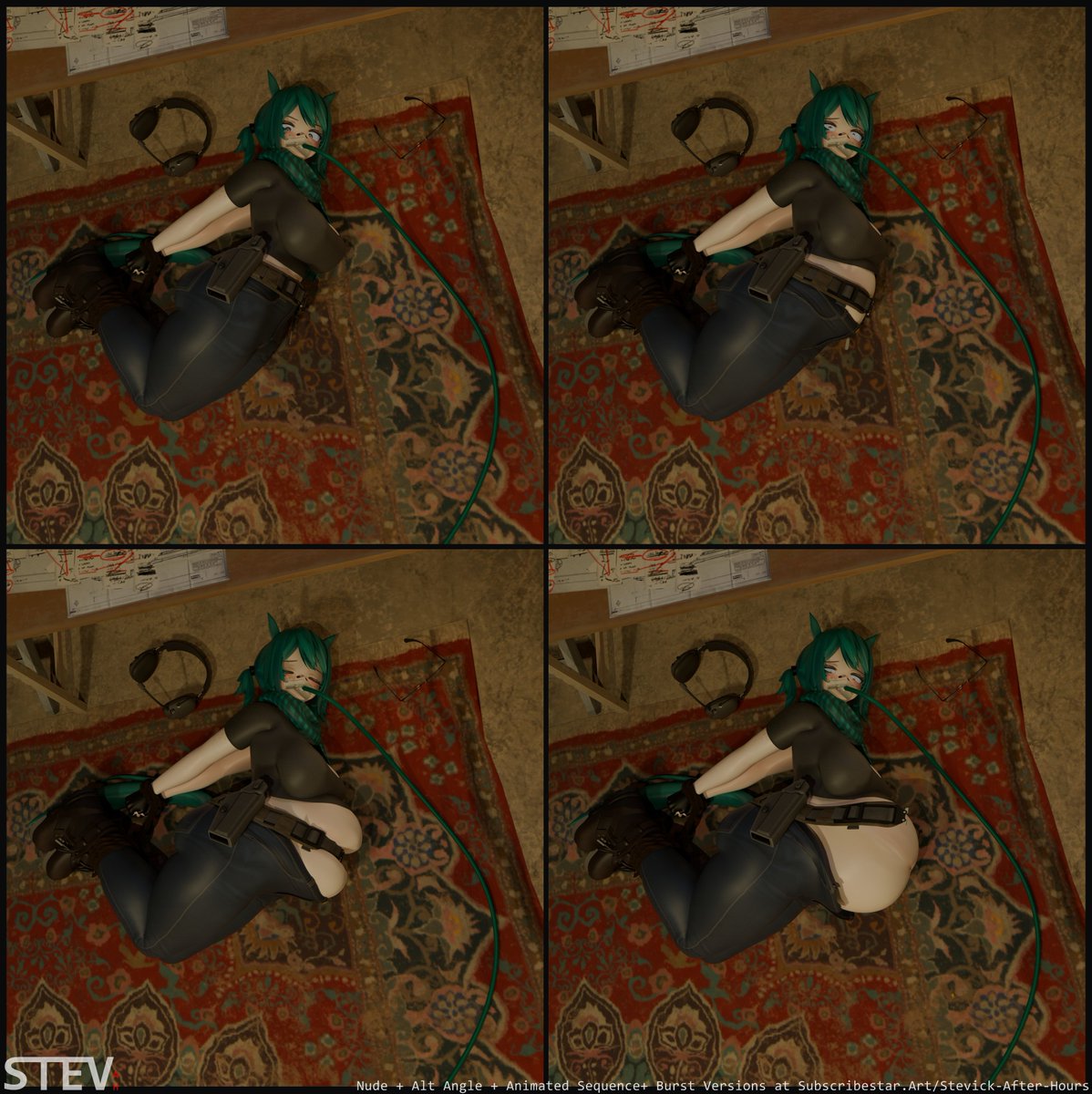 DarkStevick's tweet photo. Eva goes on the hunt for important intel that could help her agency on hunt down a target. However due to being half blind and forgetting her NVG's, she gets captured... 

Eva got an update on her model so I just HAD to inflate her again.

Eva by @DarfVRC 
Map assets by Reiko https://t.co/JlEUtP1vBY