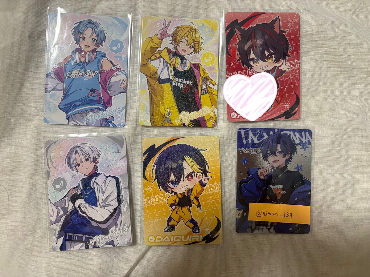himari_139's tweet photo. 【交換】うぃあすに2 すにすて リングライト ランダムホログラムカード ランダムロッカーキーホルダー 特典 ブロマイド
譲）🤍 🍸 ☀️ 🍄 🎀 ❤️(サイン)
求)💙等身＞デフォ
ブロマイド💙＞🤍🍸💙
サイン同士の交換、等身orデフォ
郵送のみ
纏めての方優先
お気軽にお声掛けください
#すにすてグッズ交換 https://t.co/462Pj0VuEU
