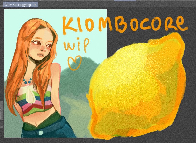 kiombocore's tweet photo. did kpop fanartist just discover lemons? https://t.co/TgmM5BdZfv