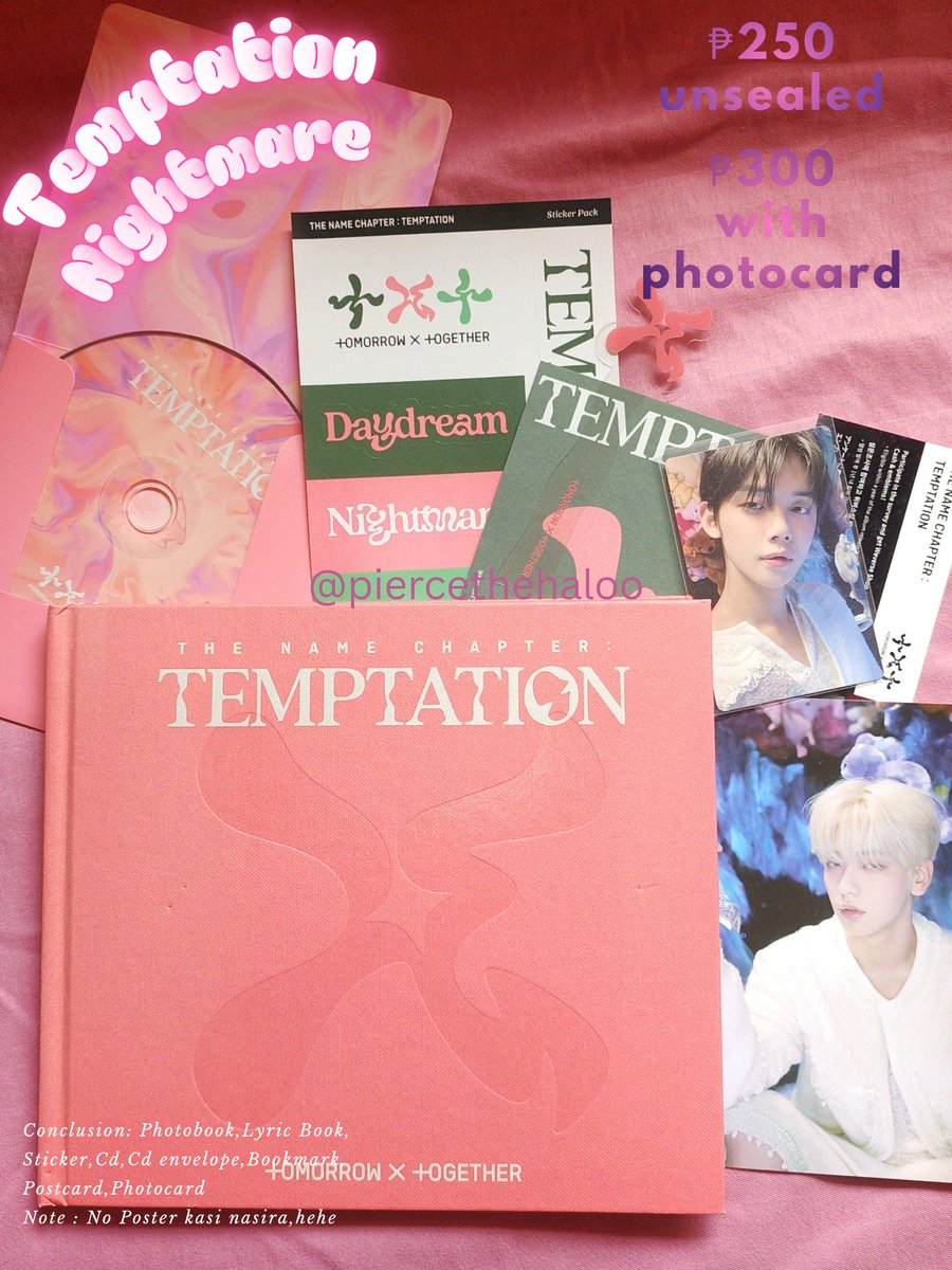 piercethehaloo's tweet photo. WTS/LFB TXT albums, TXT and SKZ official photocards
• Price + SF
• Loc: Laguna
• MOP: GCash
• MOD: J&amp;T
• RFS: need funds &amp; decluttering
• No cancellations, no refunds
• No sensitive buyers / sure buyers only

DM if interested and for more details 💖 https://t.co/tmkS0prVbU