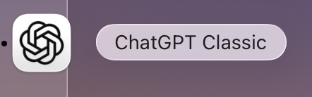 SaronAdir's tweet photo. @thekitze you can somewhat awkwardly get to your chatgpt chats from the sidebar. they open in a modal that overlays the codex chat. or use the "ChatGPT Classic" app https://t.co/0CM2n8xkZN