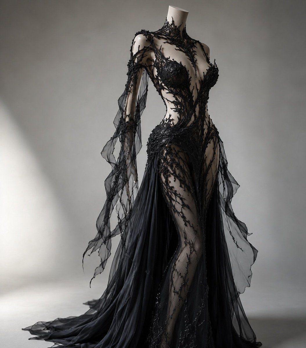 ClothesAesthe's tweet photo. black dress https://t.co/pxBNewhiMp