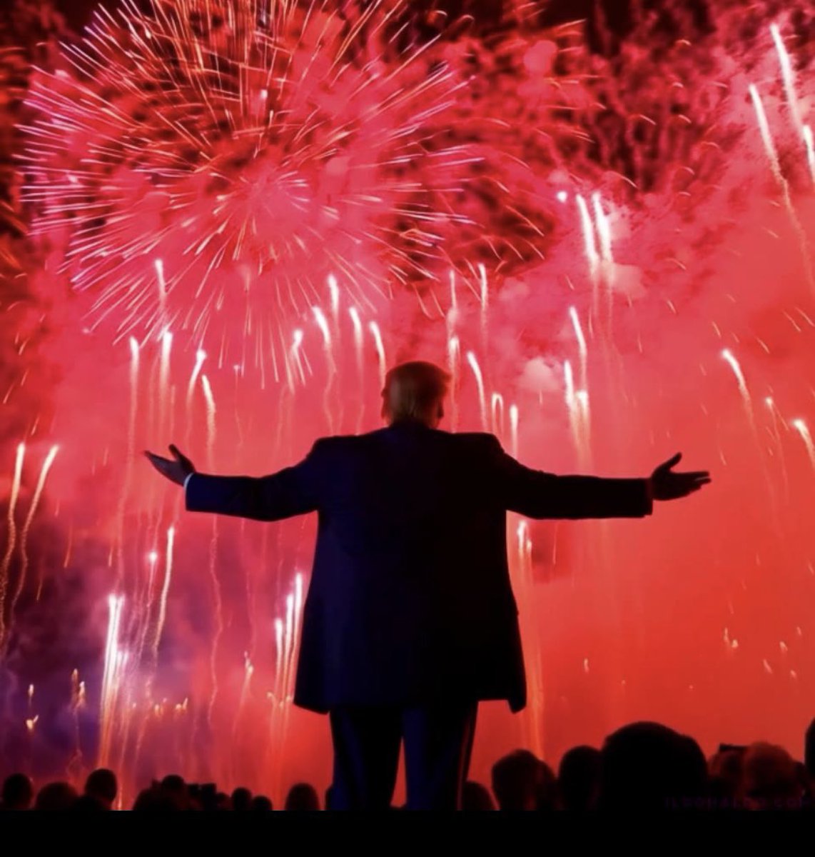 PlisskenPatriot's tweet photo. When you tell your grandchildren stories about Donald Trump, they will struggle to believe you. What you have witnessed is a black swan event of civilizational proportions. One singular man acting as a fulcrum of history. A once-in-a-millennium figure.

Enjoy him while it lasts.
There will never be another.