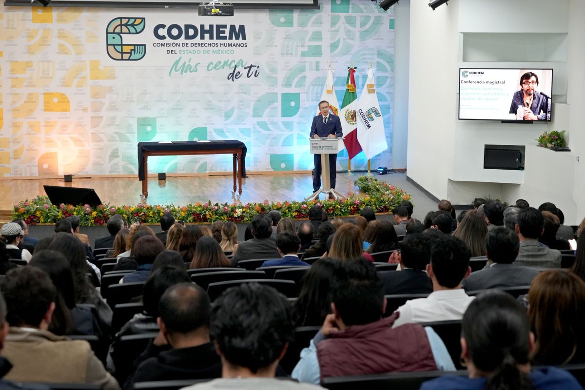 CODHEM's tweet photo. 🫱🏻‍🫲🏼 Hoy fortalecimos nuestra alianza con la #FECOBAA mediante la firma de un convenio de colaboración ✍🏼 que impulsará la capacitación, el intercambio de conocimientos y el trabajo conjunto en favorde las y los mexiquenses.

#CODHEM
#MásCercaDeTi https://t.co/3uHij8QkQE