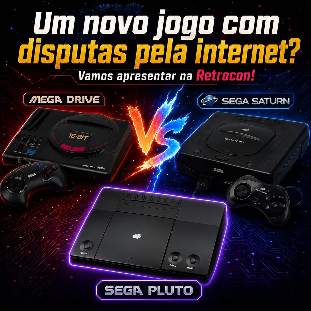 SEGA Mega Drive & Dreamcast セット Faltam 15 dias para a Retrocon! Teremos os lançamentos de Metal