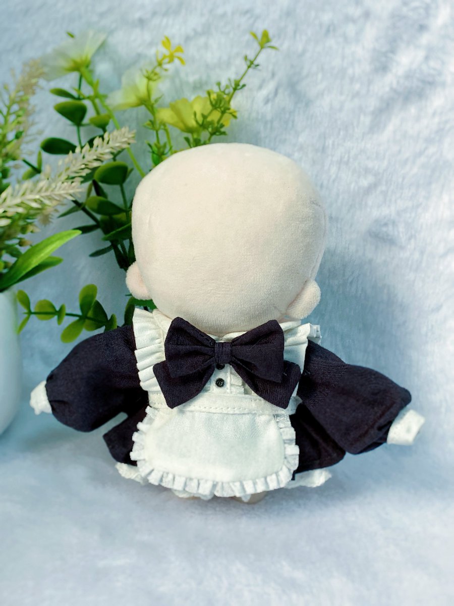 YiQi898682's tweet photo. Who can refuse the 10-centimeter classic maid's little black dress✨
The gray and white contrast color is super durable, and the pleated apron + large bow is exquisitely pulled 💕
#綿人形です
#TWdo l l
#cottondoll
#우리_공장을_소개합니다
#棉花娃娃
#艺奇玩偶定制
#关注 https://t.co/oCsoNnUI1I