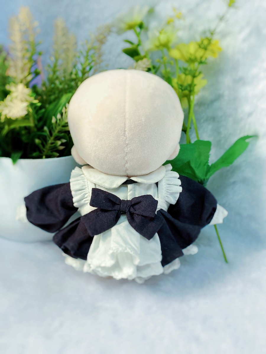 YiQi898682's tweet photo. Who can refuse the 10-centimeter classic maid's little black dress✨
The gray and white contrast color is super durable, and the pleated apron + large bow is exquisitely pulled 💕
#綿人形です
#TWdo l l
#cottondoll
#우리_공장을_소개합니다
#棉花娃娃
#艺奇玩偶定制
#关注 https://t.co/oCsoNnUI1I