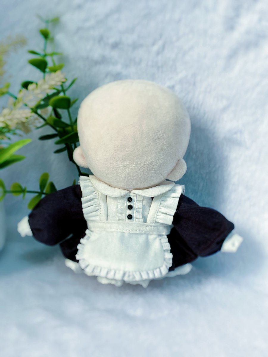 YiQi898682's tweet photo. Who can refuse the 10-centimeter classic maid's little black dress✨
The gray and white contrast color is super durable, and the pleated apron + large bow is exquisitely pulled 💕
#綿人形です
#TWdo l l
#cottondoll
#우리_공장을_소개합니다
#棉花娃娃
#艺奇玩偶定制
#关注 https://t.co/oCsoNnUI1I