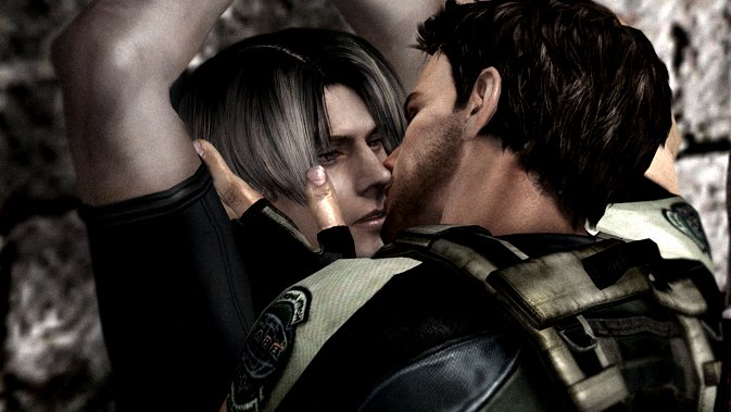 agustinititaaa's tweet photo. chicos me bajé resident evil 4 pirata y me salió esta escena, ¿es canon? https://t.co/4irYUhyAY6