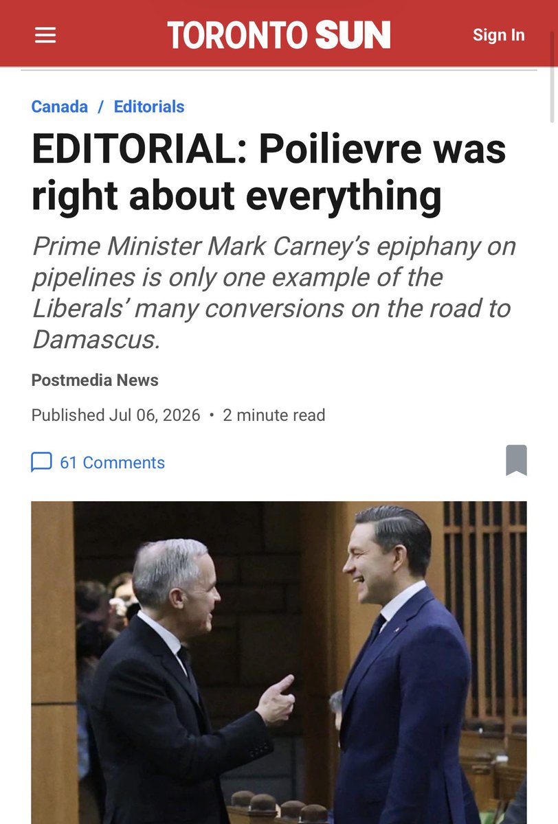 AndrewScheer's tweet photo. “How sincere the Liberals will be in delivering on policies they previously mocked is an open question.”

So far the Liberals have only changed their marketing. 

Carney has doubled the deficit, keeps adding hurdles to energy projects, and caused more inflation. https://t.co/7PhGXnPm8m