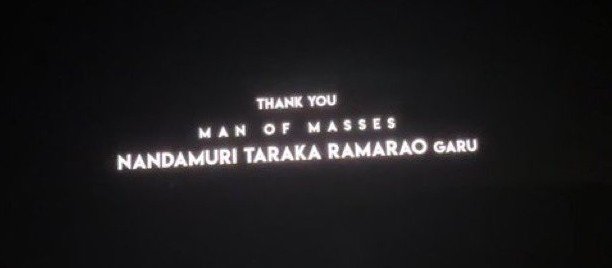 Sai_Mohan_999's tweet photo. Thank you 

Man Of Masses @tarak9999 ❤️🔥

#Lenin https://t.co/hK8BGU0Rmj