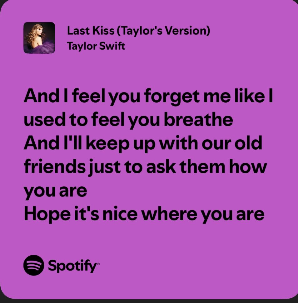 Hanny8914C's tweet photo. Sí, te pienso cada vez que escucho Last Kiss, cabecita de algodón https://t.co/q4ESm8pDFW