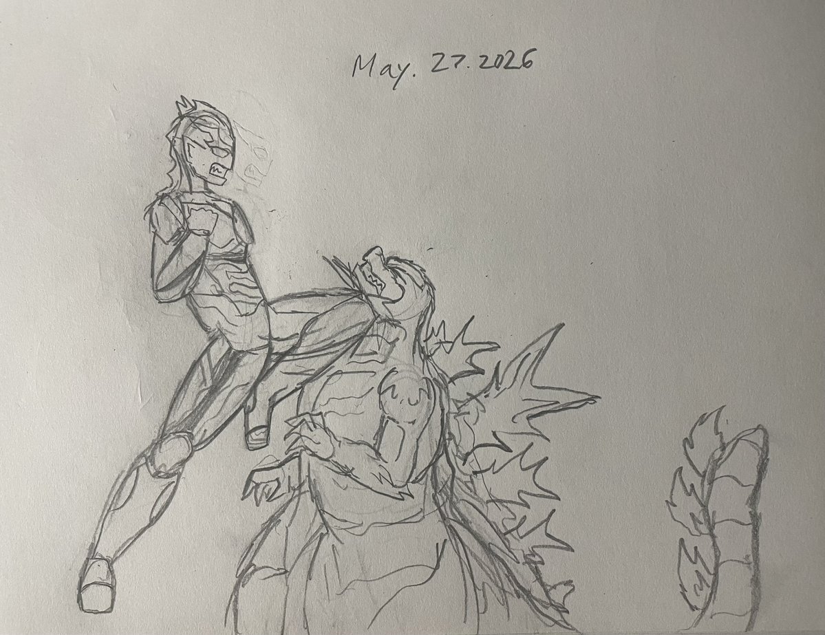 thegiftedfire's tweet photo. Ultraman Blazar vs Godzilla Minus One 2
#ultraman #godzilla #kaiju #UltramanDay https://t.co/XhvEg6hg53