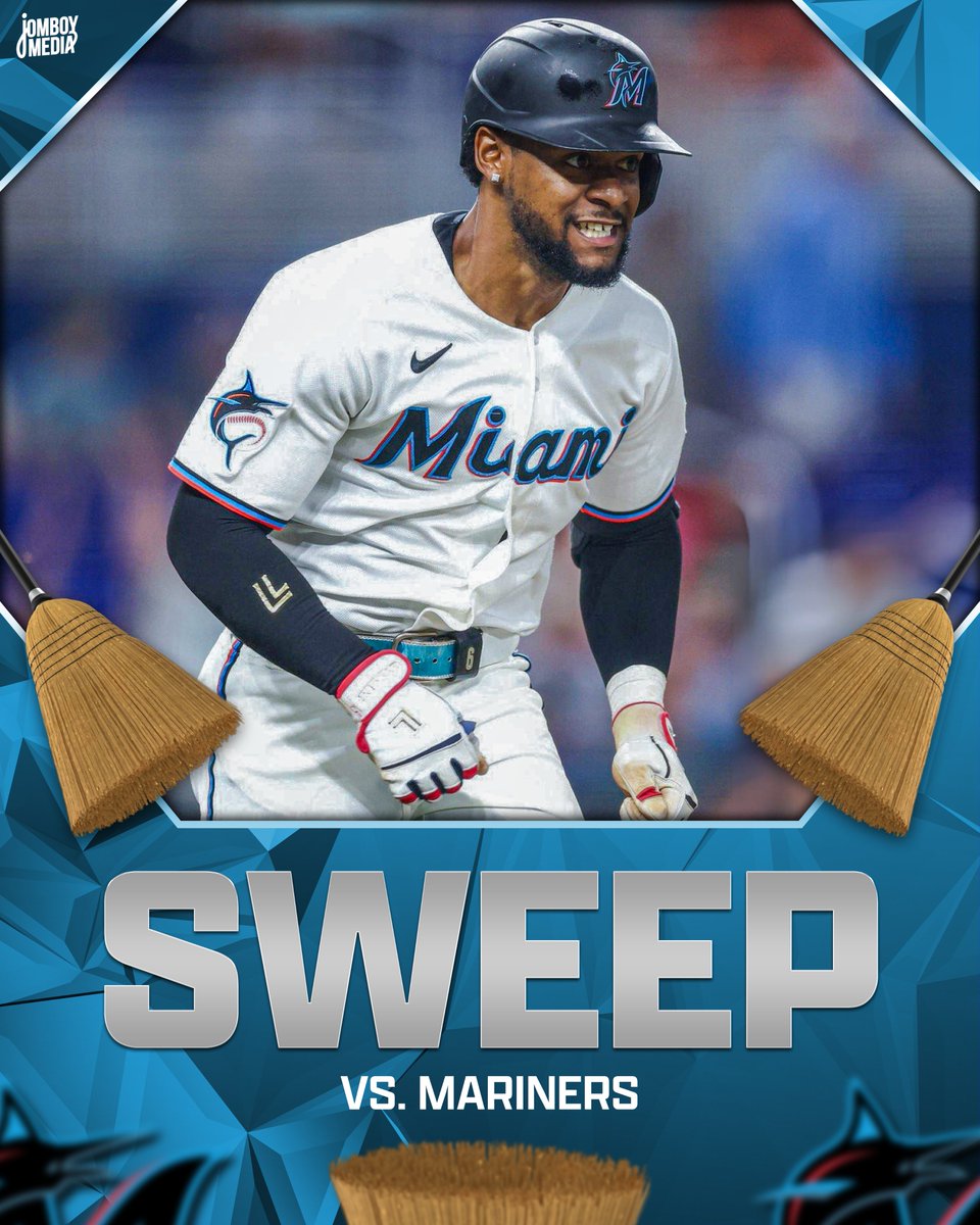 TalkinBaseball_'s tweet photo. Marlins have won six in a row and sweep Seattle! https://t.co/jGu6dxbku9