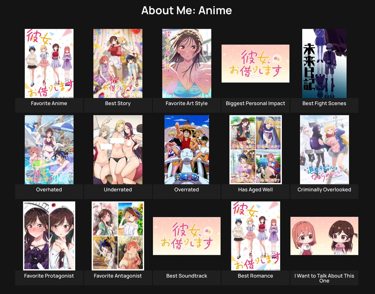 someanimeloser's tweet photo. Personal opinions pls no hate :) https://t.co/pZwzUhDlG7