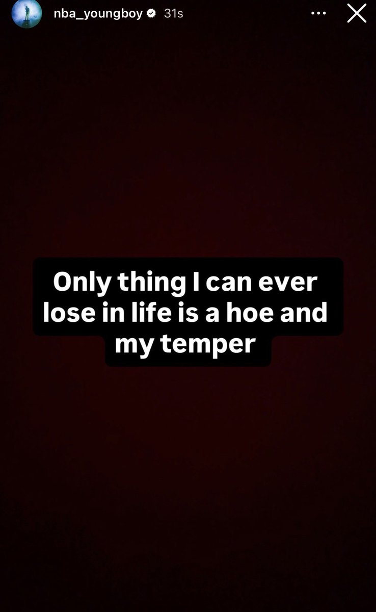 YoungboySource's tweet photo. NBA YoungBoy with a message on Instagram https://t.co/SnSzPhih2R