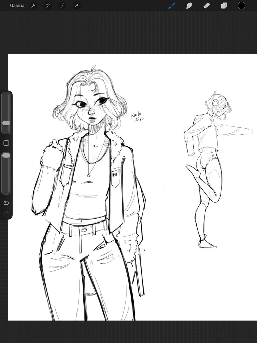 bana_split2020's tweet photo. A year to redo Karla's Lore before the movie comes out https://t.co/qGpSKyhtp5