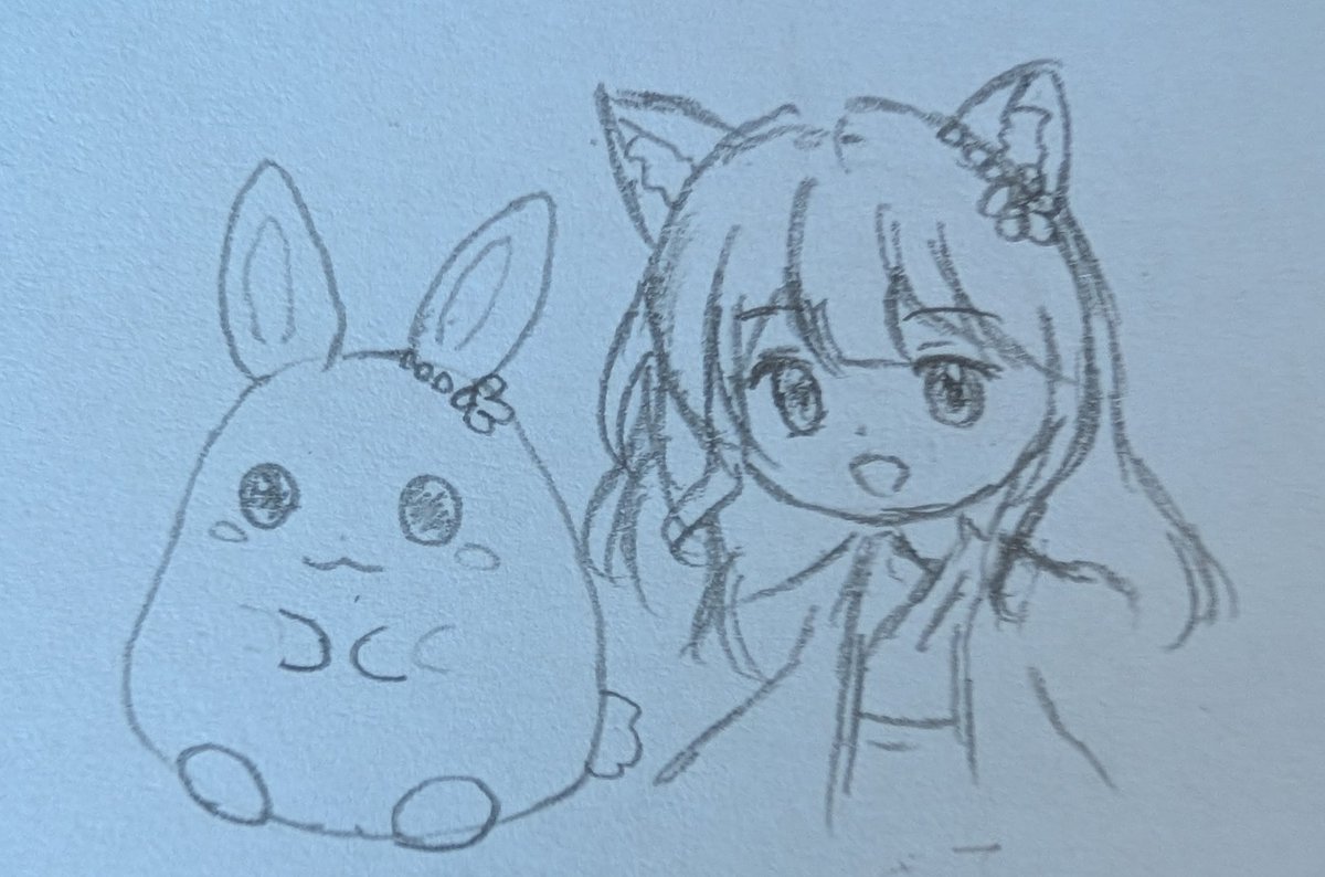 luna___list's tweet photo. @komugi_shirone 参加出来なかったから描いてみた( ˙꒳​˙  ) https://t.co/sThNjezcwo