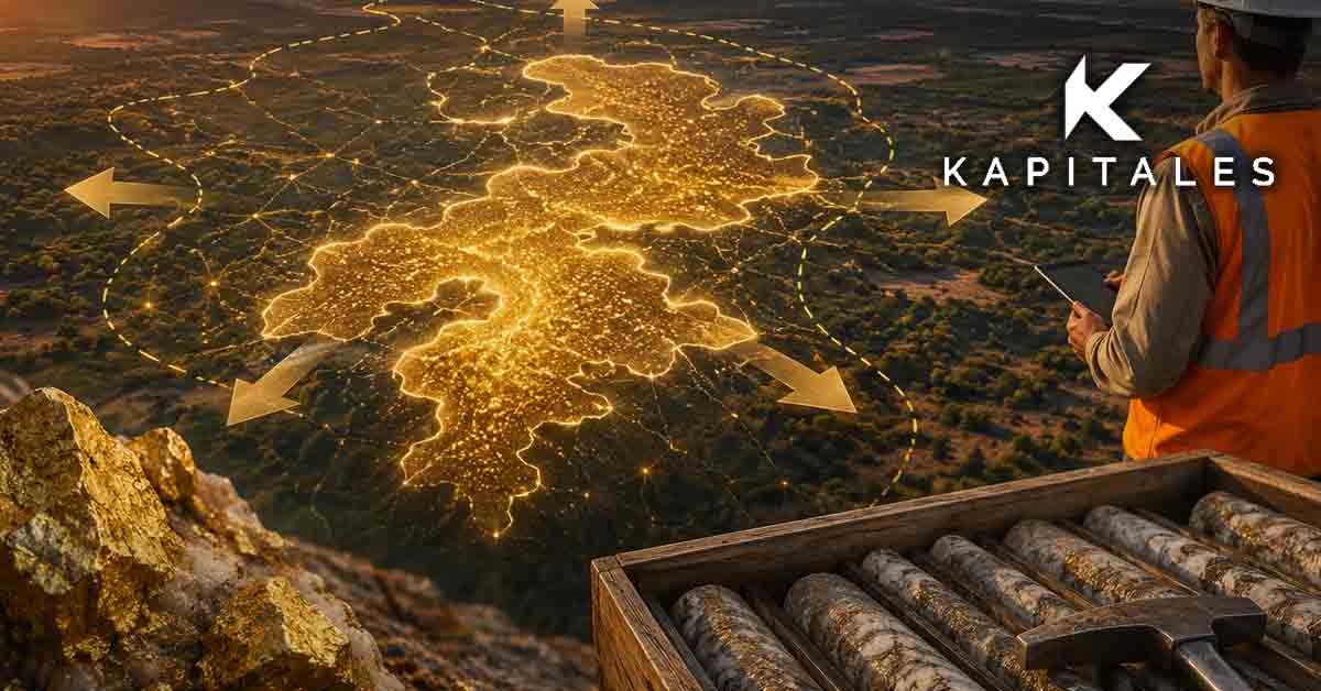 KapitalesPage's tweet photo. Iceni Gold (ASX: ICL) has expanded the gold footprint at Guyer West after a successful 33-hole drilling campaign. The mineralised trend remains open, with further drilling planned for the September quarter. ⛏️✨
https://t.co/Rkb3broRiq
#KapitalesResearch #ASX #ICL #Gold #Mining #Exploration