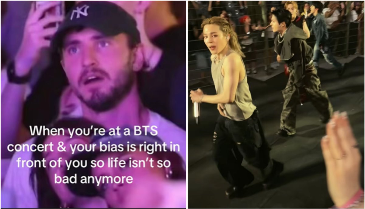 JiminLatinoFB's tweet photo. La reacción de este fanboy al ver a Jimin de frente 😱🤣😅 Dios mío estaba en shock. Mencionó en su publicación:

“Tuve un maldito contacto visual con Jimin de frente, mi vida está completa”.

Su cara por Dios 🤣💛 es la de todos nosotros al tener a Jimin cerca. https://t.co/28hjjO0dWA