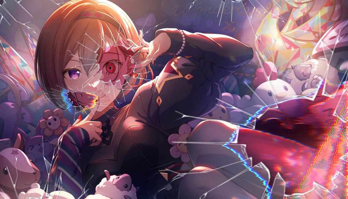 Momorinokagi's tweet photo. I WAS trying to do a pjsk oc edit and I forgot to edit the hair so now it just looks like evillious chronicles meiko 😭😭 https://t.co/mFQwMrF84r