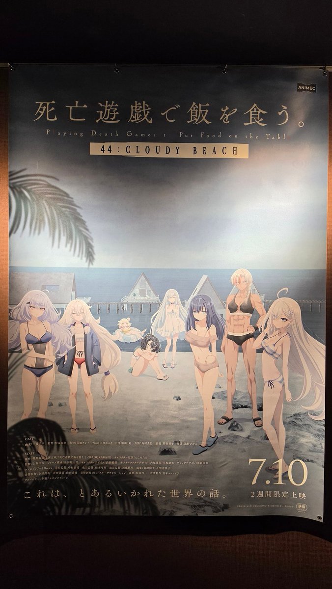 死亡遊戯で飯を食う。44:CLOUDY BEACHを鑑賞～❗🏖️