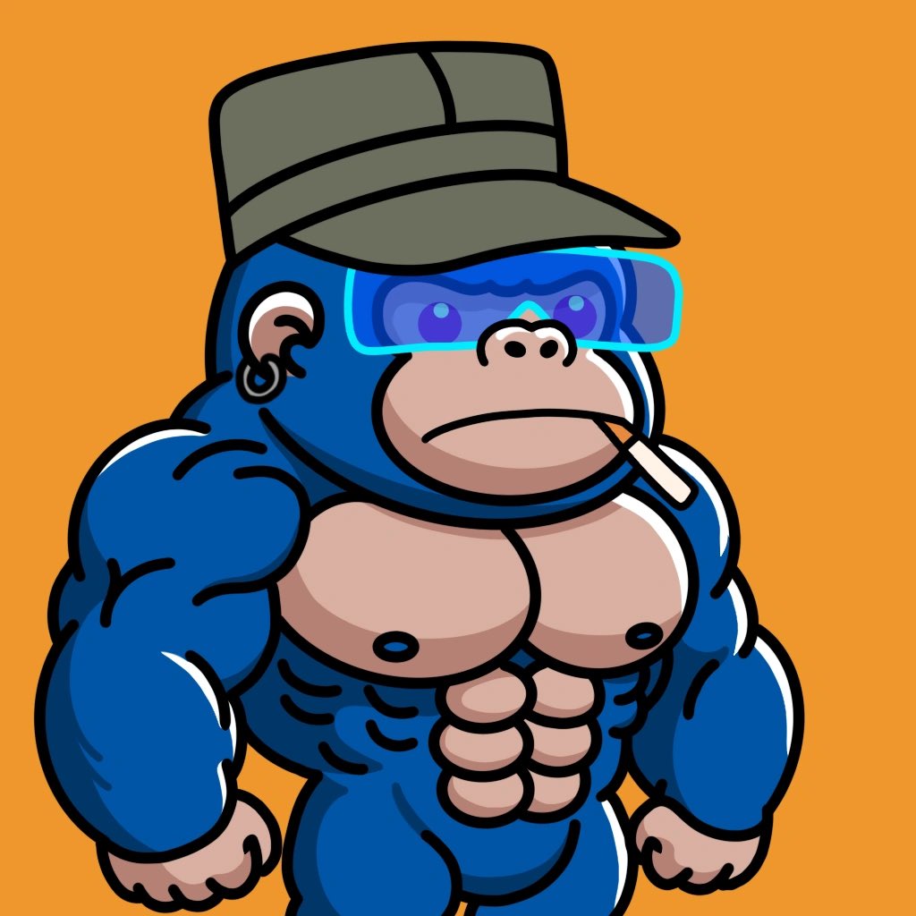 Doodrillas's tweet photo. Unmutated Doodrilla of the Day 
Dood 2467
Naked Blue Dood w/ Orange background https://t.co/TyL7YRqvbI