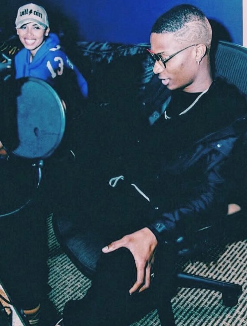 Bigbabygra's tweet photo. Remember when Wizkid and Jada P were just work acquaintances? https://t.co/P6vge1jst9