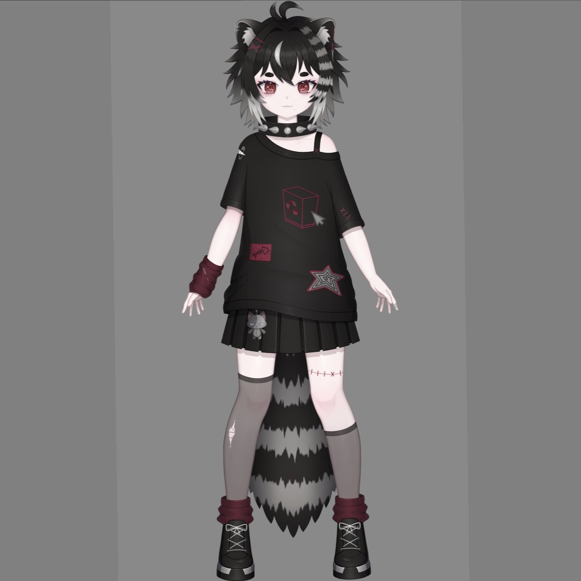 Meekofy's tweet photo. model WIP dump!! ✮
Wanted to share some of the wips from when I was drawing my model ◖❫❫ฅ(ᐢ˵> ⩊ <˵ᐢ)ฅ I love them so much i can't wait until i can start rigging them #vtuber #artmoots https://t.co/bh2GEkEUs0