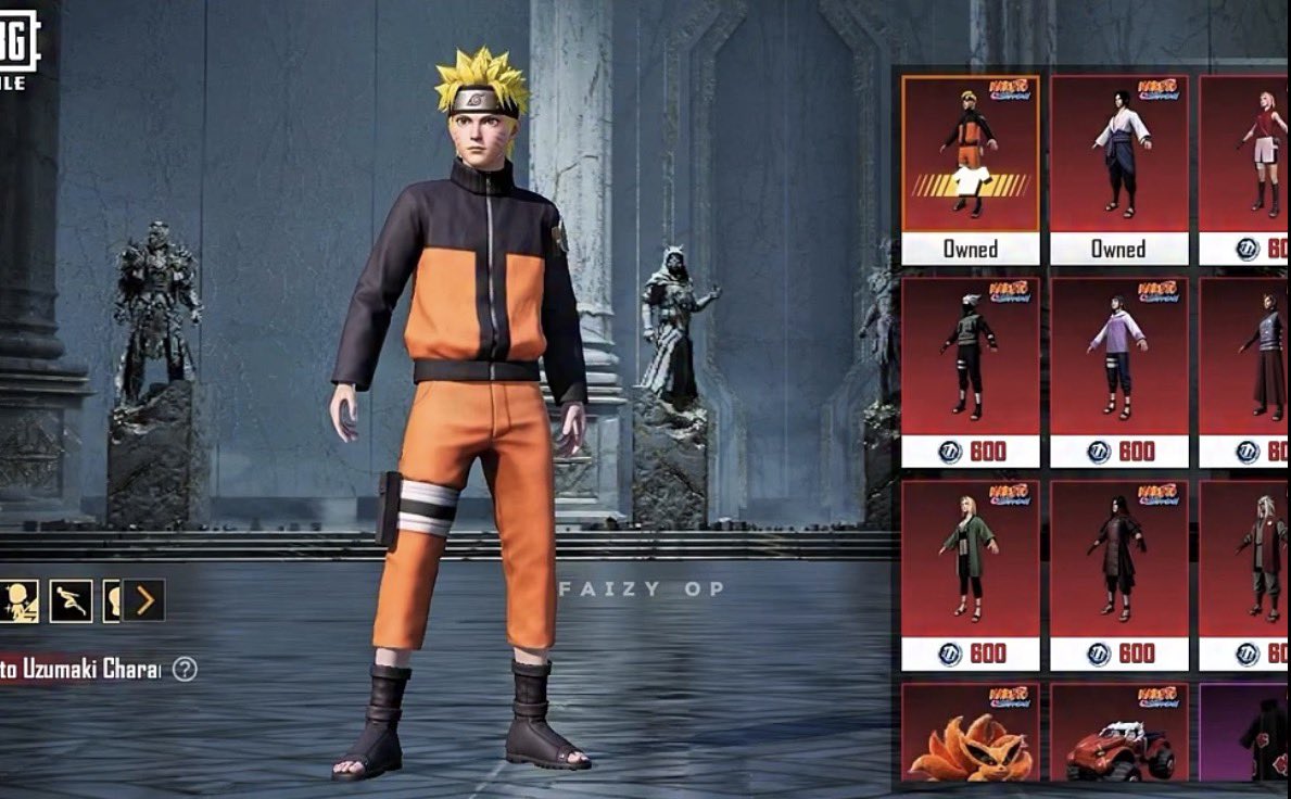 yotsuba4_mary's tweet photo. #NARUTO #ナルト コラボ‼️
Lucky Spin衣装はコイン600枚交換になる模様！#PUBGモバイル #PUBGMOBILE https://t.co/xIvu6HRyDs