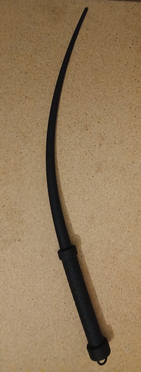 KinkyKaramel's tweet photo. New viper whip from Extreme Restraints. ๐๐ค๐พ #kink #bdsm #femdom #impactplay https://t.co/E9DZiSsapb