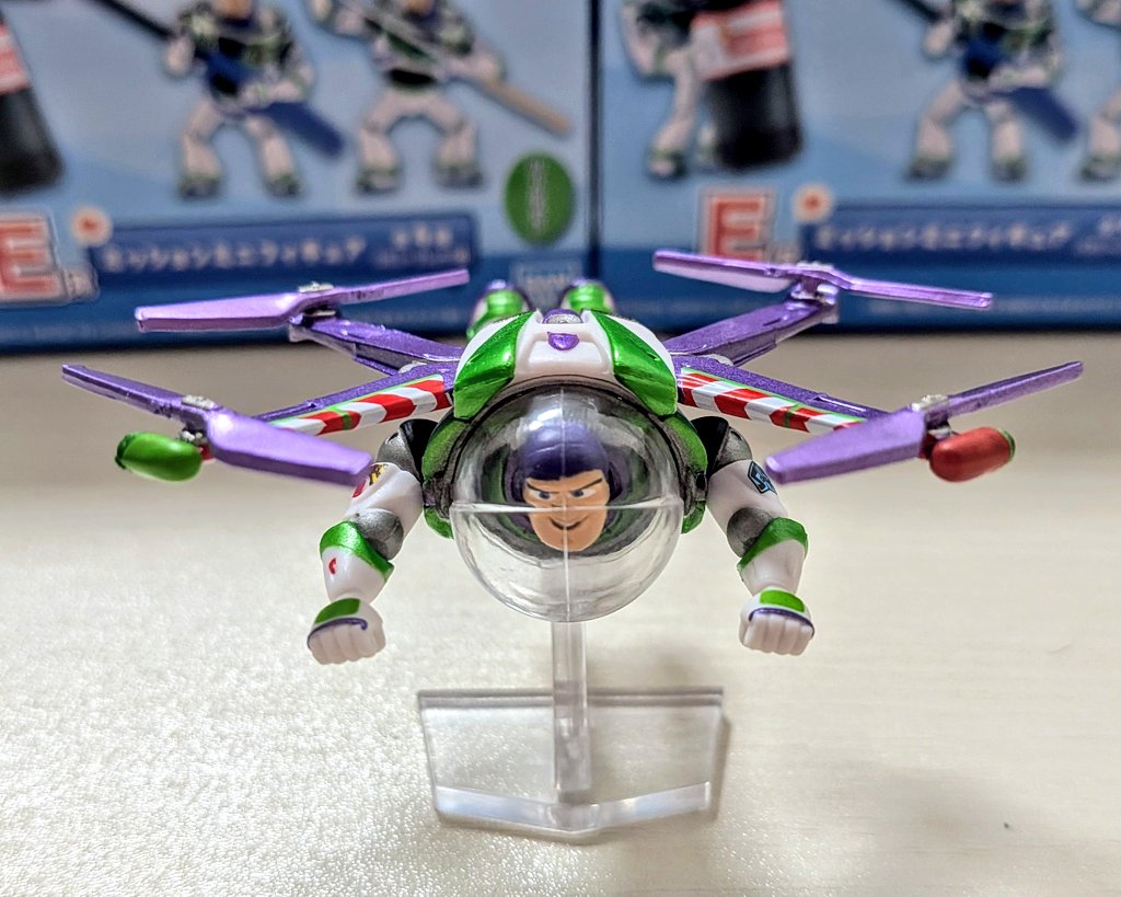 一番くじトイストーリー5 E賞のシークレットのドローンバズ出た #トイ