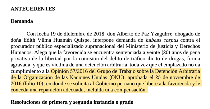 DanielSaC007's tweet photo. El TC ya ha establecido que las opiniones del grupo de trabajo sobre la detención arbitraria de la ONU no son vinculantes al estado peruano.
(Exp. 04038-2019-PHC/TC, 2021) https://t.co/ZvDVb34zFK