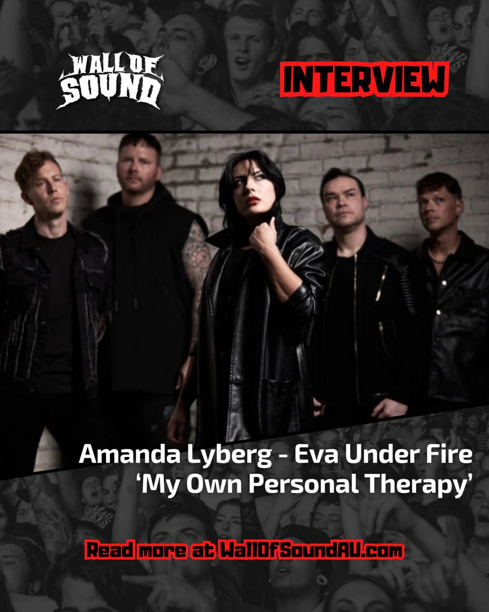 wallofsoundau's tweet photo. Their new album is out today and we've grabbed Eva Under Fire's Amanda Lyberg for an insightful chat about the record, her dream collaborations and helping people through the band's music and as a licensed therapist!

https://t.co/IkJoDOjEvP https://t.co/GXe3IzkWQH