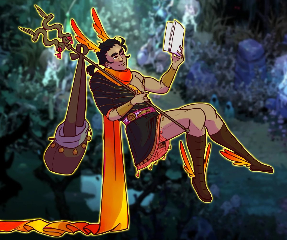thefuckistevvs's tweet photo. Checking his delivery list before he heads out again
#Hades #Hades2 #HadesGame #Hermes https://t.co/eVUYBUgLbz