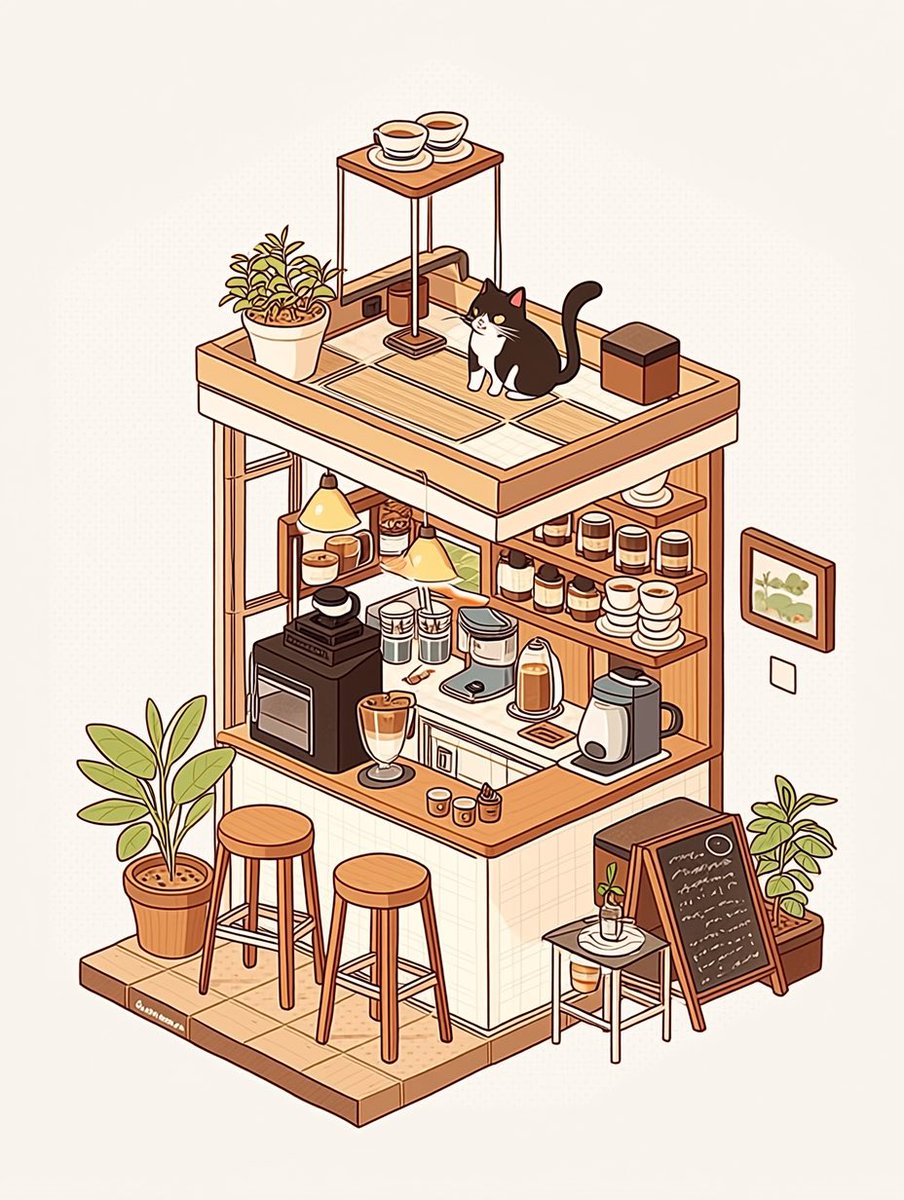 natsu_mi_design's tweet photo. 癒されカフェ

#nijijourny #AIart #AIイラスト好きさんと繋がりたい https://t.co/VB0xWiE6N7