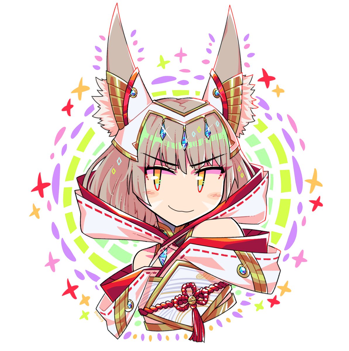 Blushily's tweet photo. Queen Nia doodle ✧ #XenobladeChronicles3 https://t.co/mx2ujY4wBY