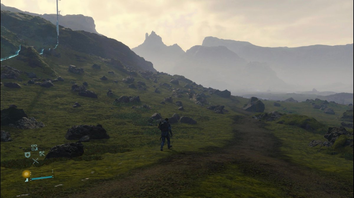 Dulogan's tweet photo. I've just finished my very first playthrough of Death Stranding and I must say that it is, easily, one of my top 10 games of life. 

As if the gameplay wasn't great enough, the story is such a great thriller, with so many twists and nuances... Kojima, you devil. You did it again https://t.co/rDi7HRbp51