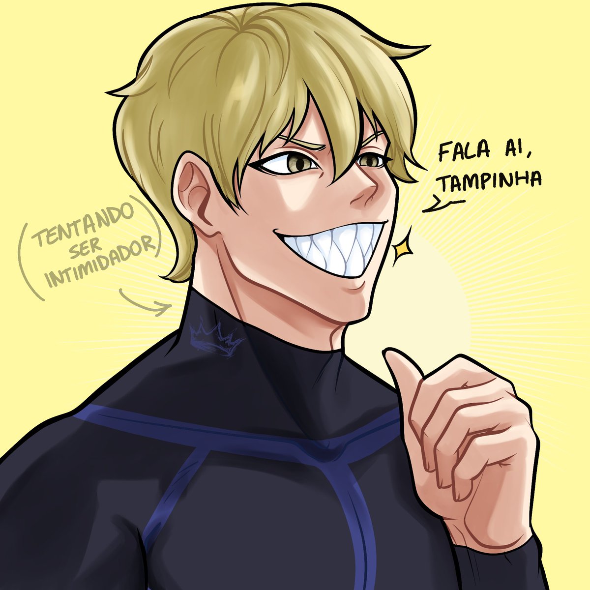 Khaos_Emperor_'s tweet photo. Raichi X Kurona | É A DUPLA TUBARÃO! 
#bllkfanart #bllk #bluelock https://t.co/UmwvtMx4As