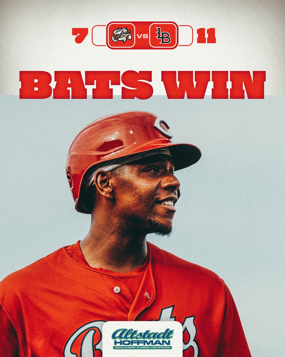 LouisvilleBats's tweet photo. Bats WWWin!
#MadeInLou https://t.co/bVlNQpNf93