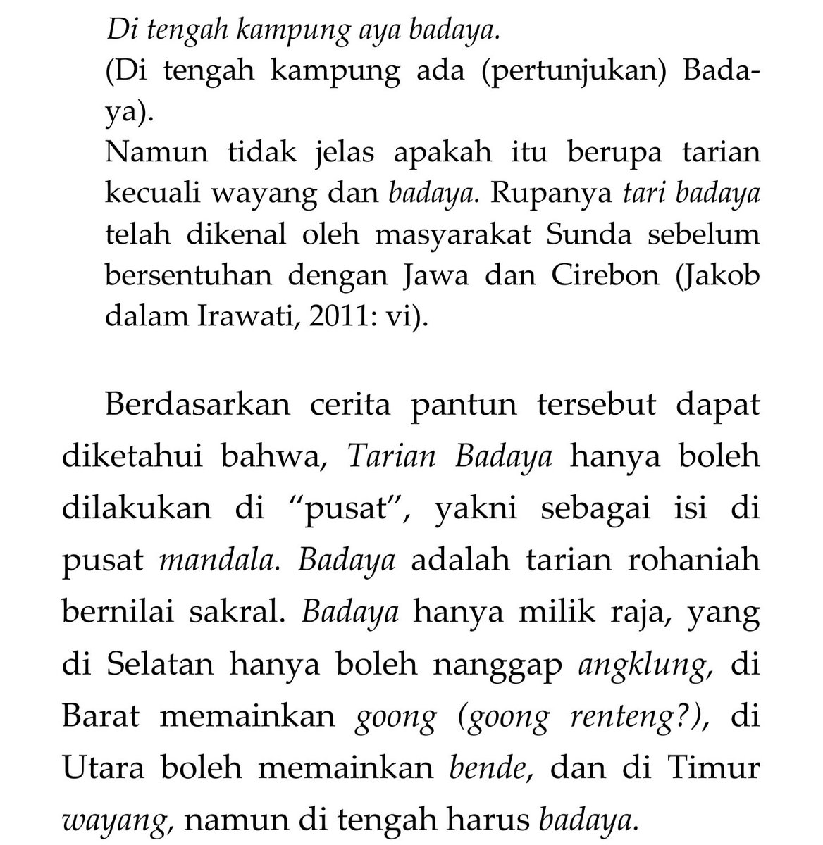 arjdptr_'s tweet photo. @SisikRubinatt Seputar tari, di satu pantun ada nama badaya https://t.co/ng34sZw7zG