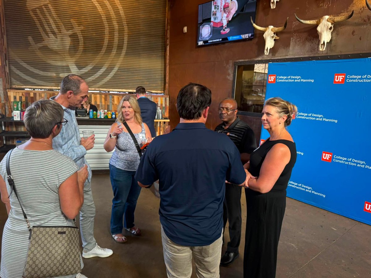 UFdcp's tweet photo. Great time tonight seeing our alumni in Dallas at The Rustic. Thank you to our sponsors Helker &amp; Crawford and DPR Construction. Looking forward to visiting Dallas again in the future! #OneDCP https://t.co/NMPBtUwwMj