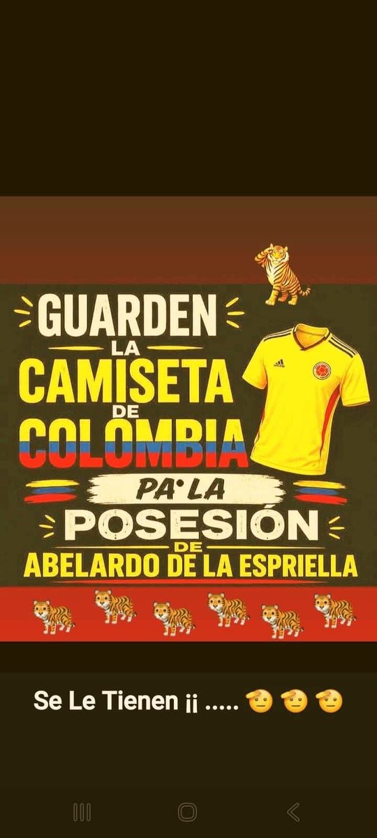 Collazos20's tweet photo. @ABDELAESPRIELLA 
@jrestrp 
@Rodrigo_Lara_ 
@jaimeflozada 
FIRME POR LA PATRIA🇨🇴🇨🇴🇨🇴🇨🇴🇨🇴🇨🇴🇨🇴🇨🇴 https://t.co/f6bfNdD6NO