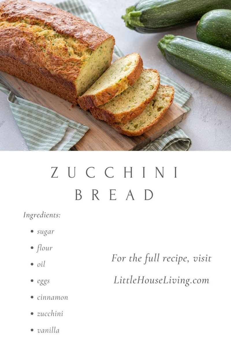 LHLiving's tweet photo. Need another way to use up your garden fresh zucchini? Here’s my famous homemade Zucchini Bread recipe that we’ve been using for a long time!

https://t.co/dzFujx9EC6 https://t.co/ZGDZtLpqjr