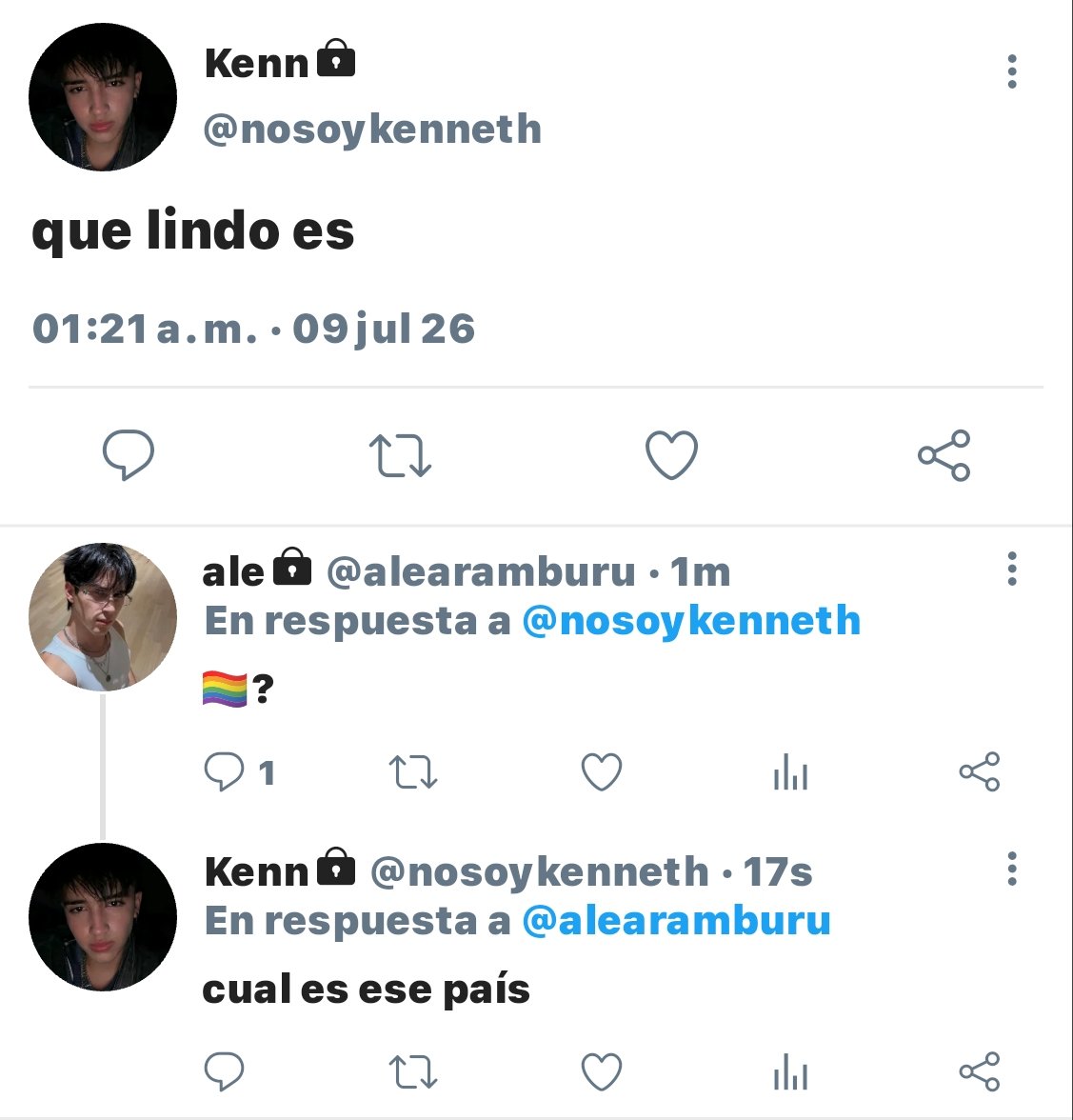 moritahnss's tweet photo. ─  Hype boy   |   #moriken  au      

Donde kënn le empieza a gustar un chico que le sale mucho en su fyp

O donde g!l se emociona porque su bias lo siguió https://t.co/0v7PeTjzrs