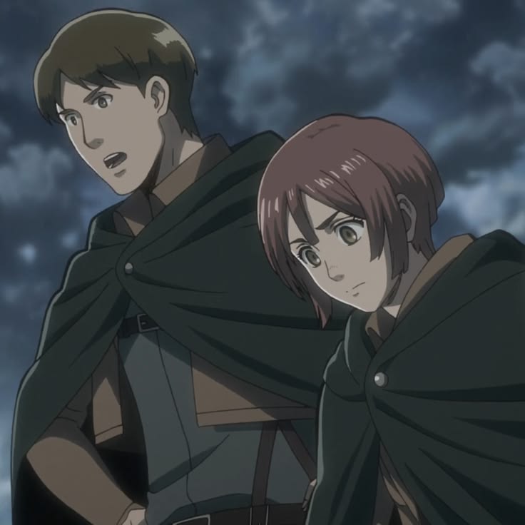TskEdt19's tweet photo. They were so cute🥺❤️. I'm just sad we didn't get to see more of them together.
(Nifa & Moblit)
#Attackontitan #nifa #Moblit
#Hange https://t.co/Bk1cUJ2Zf3