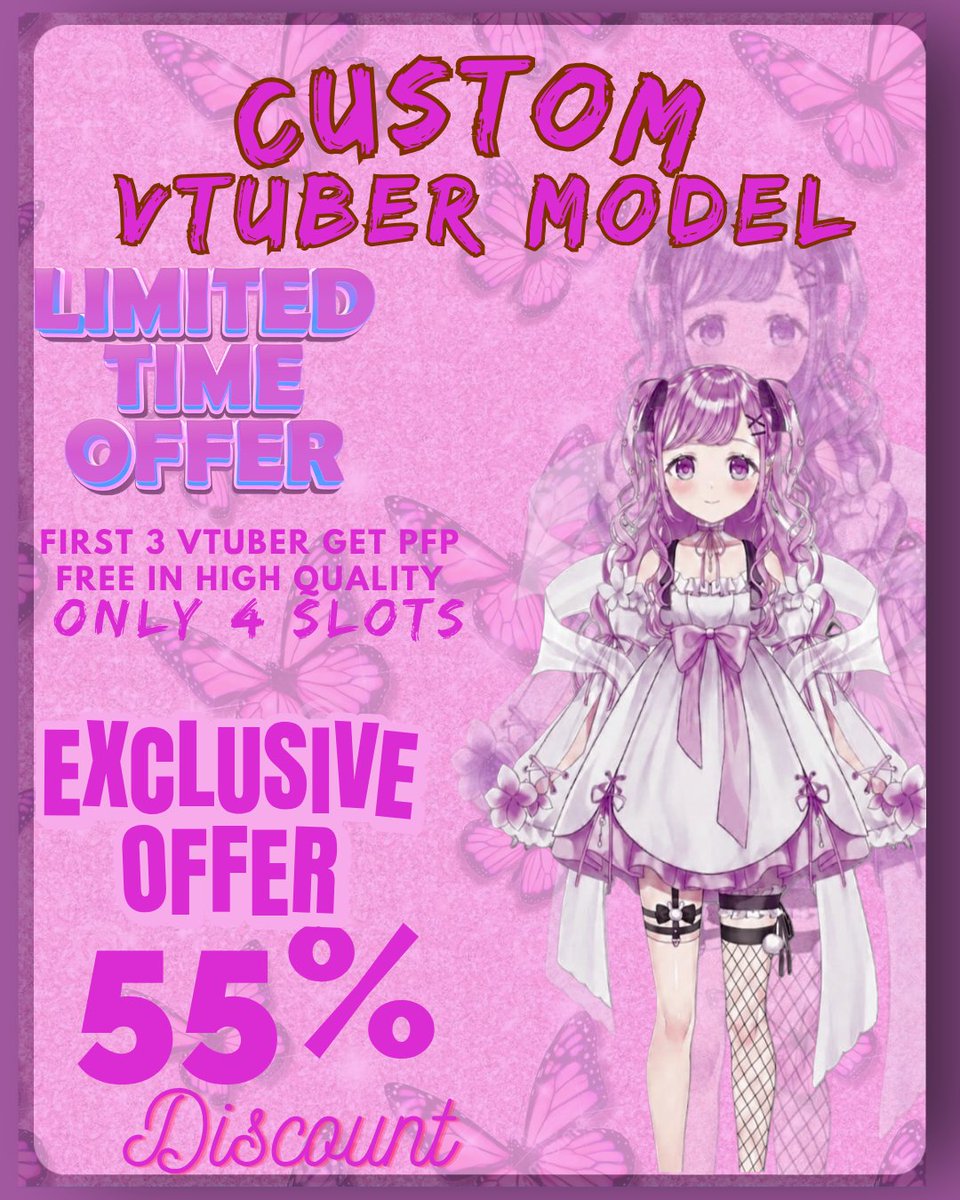 its_AliceTime's tweet photo. I have 4 slots left
#live2dmodel #vtuberartist #4slotsleft #discount https://t.co/rv5kOSe94D