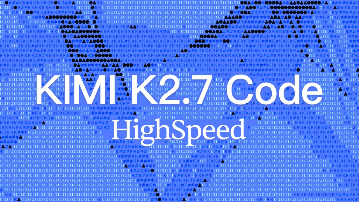 KimiDevs's tweet photo. K2.7 Code HighSpeed is now generally available in Kimi Code. ⚡

After three weeks in Beta, K2.7 Code HighSpeed is now available to Allegretto and higher-tier subscribers in Kimi Code. No Beta Program application needed.

🔷180 tok/s on coding tasks with median-length inputs.

🔷Up to 260 tok/s on shorter-context tasks.

🔷Consumes 3× the credits of Standard mode.  Switch between Standard and HighSpeed based on your task and usage budget.

Switch to HighSpeed and keep shipping. 👇