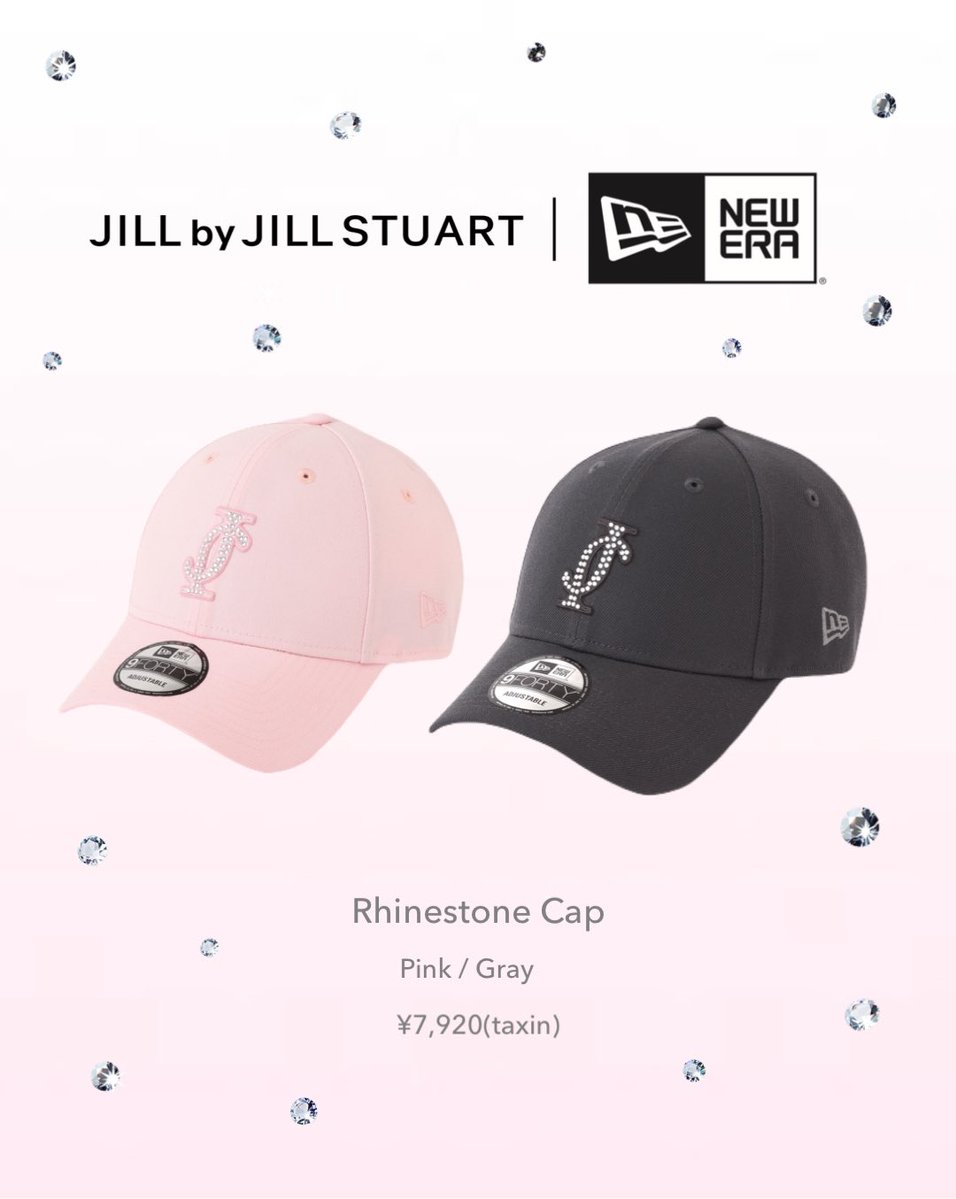 jillbyofficial's tweet photo. .
　　　𝗡𝗘𝗪 𝗘𝗥𝗔 
　　　　　×
   𝗝𝗜𝗟𝗟 𝗯𝘆 𝗝𝗜𝗟𝗟 𝗦𝗧𝗨𝗔𝗥𝗧
-------------✩--------------

キラキラ輝く
ラインストーンキャップが登場💎✨

NEW ERAにて完売が続く
ピンクもラインナップ🩷

詳細はツリーに🔗 https://t.co/bt3QwdDlEd
